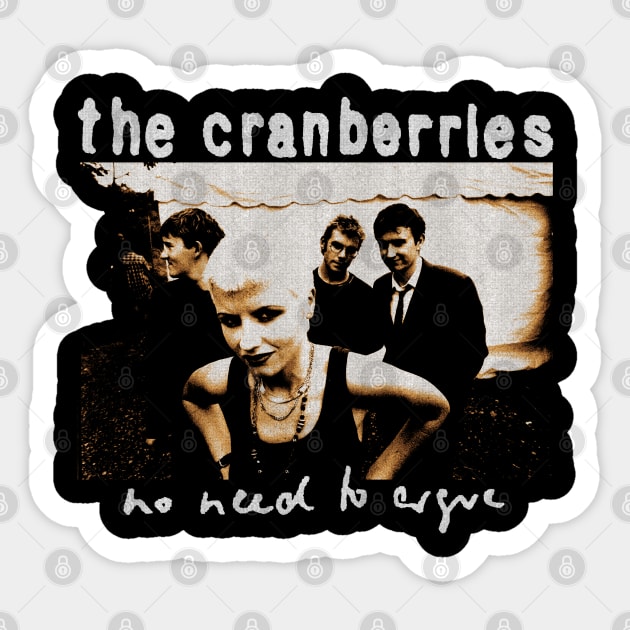 Vintage The Cranberries Sticker by Noisyloud